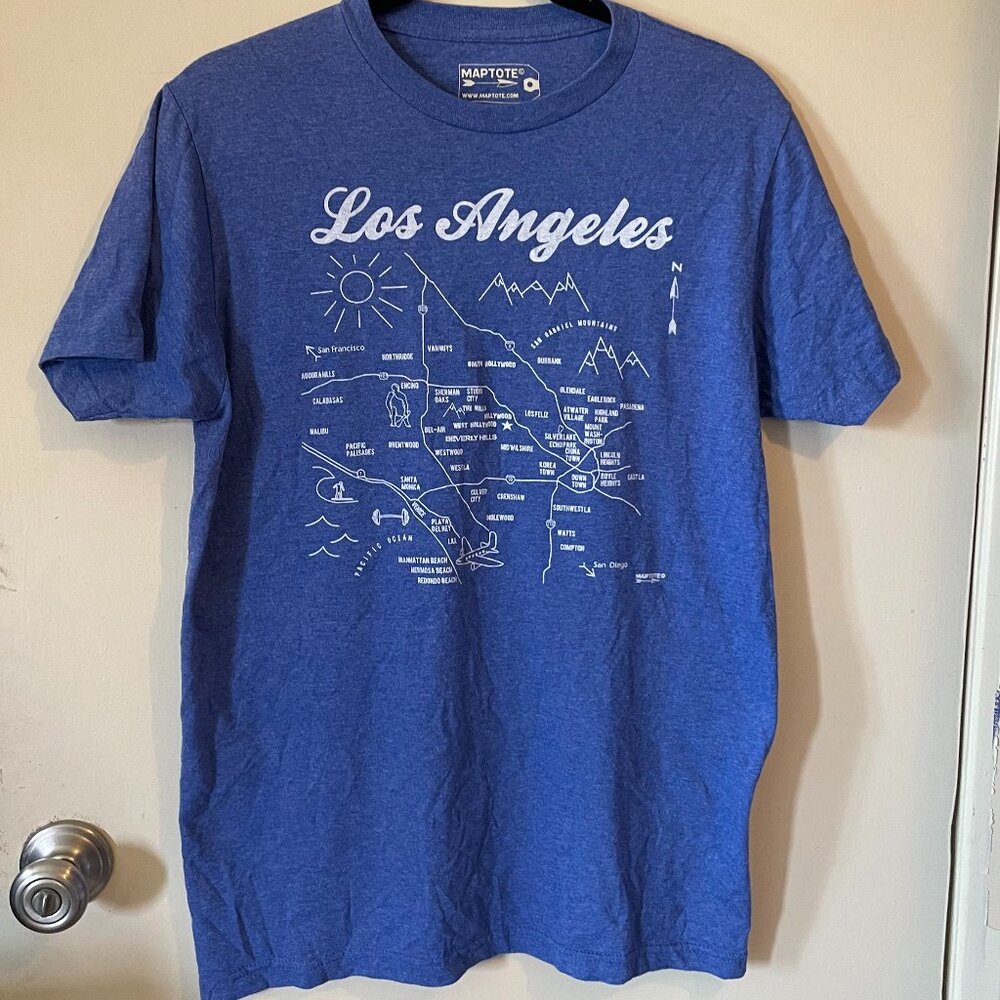 Los Angeles Map T-shirt